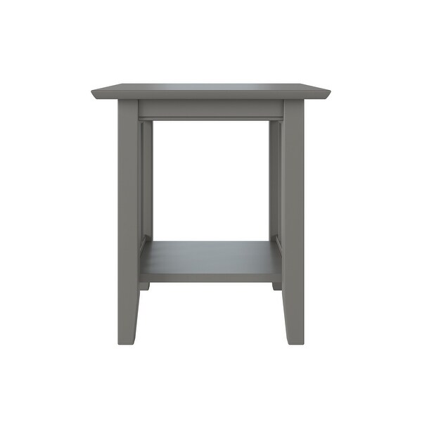 Copper Grove Urumaco Solid Dark Grey End Table