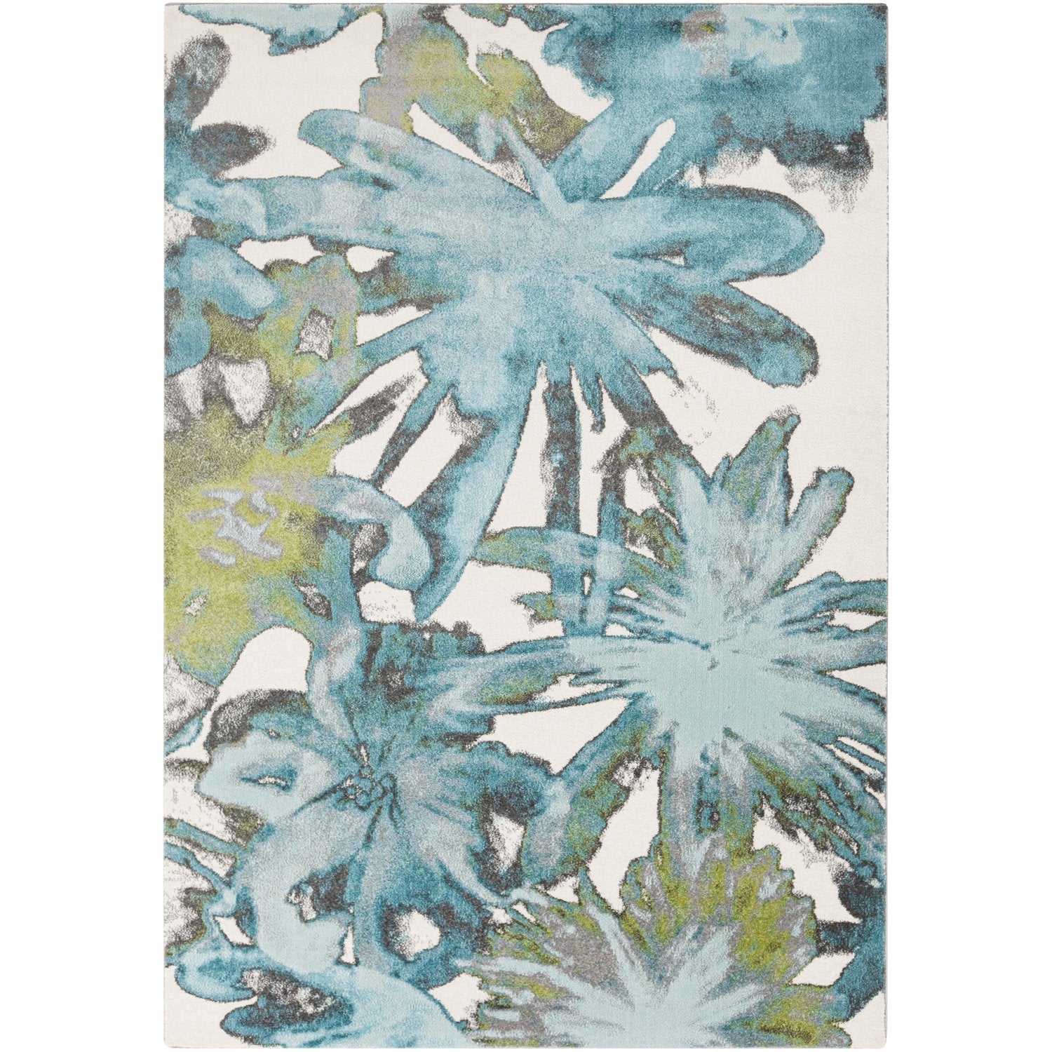 Aberdine Rug in Aqua & Teal