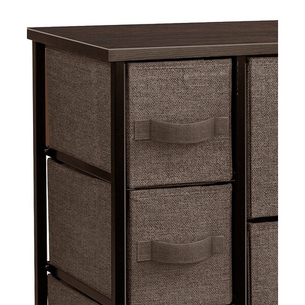 Dresser w/ 7 Drawers Furniture Storage and Chest Tower for Bedroom - - 34478591