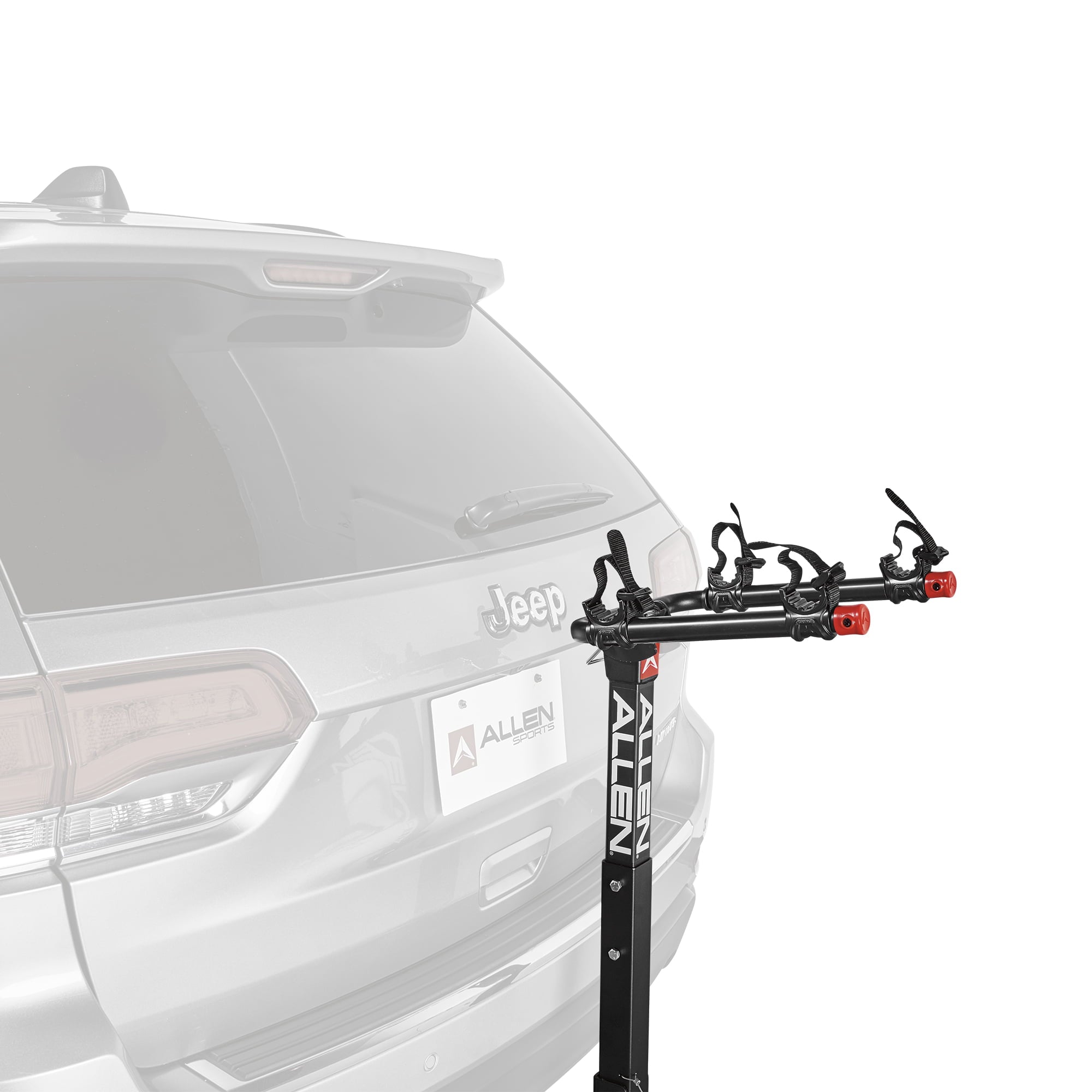 Allen Sports Deluxe 2-Bicycle Hitch Mounted Bike Rack Carrier， 522RR