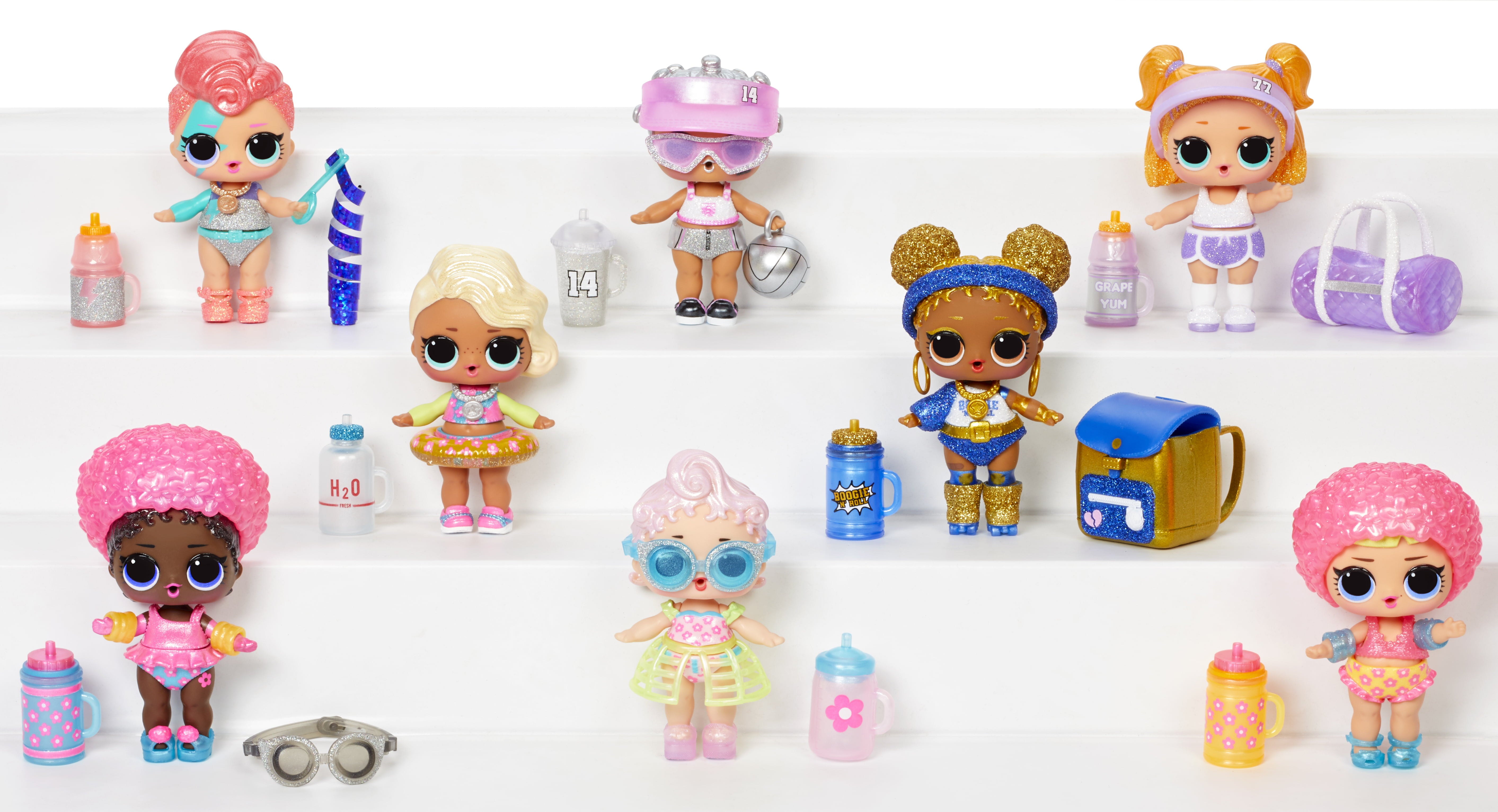 LOL Surprise All-Star Sports Series 4 Summer Games Sparkly Dolls with 8 Surprises, Accessories - Toys for Girls Ages 4 5 6+