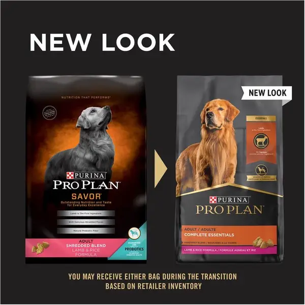 Purina Pro Plan Savor Shredded Blend Lamb and Rice Adult Dog Food