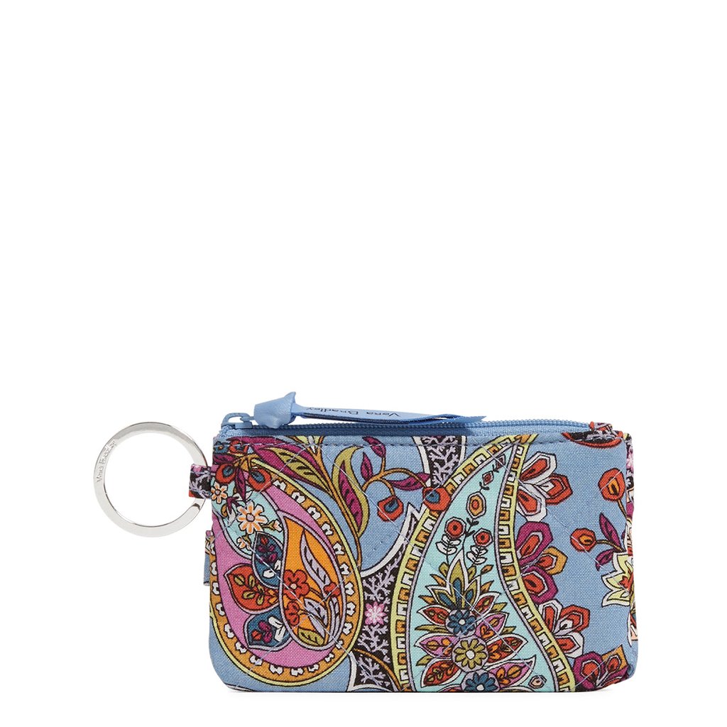 Vera Bradley  RFID Deluxe Zip ID Case in Provence Paisley