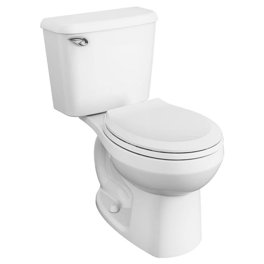 American Standard Reliant 10 in. Rough-In 2-piece 1.28 GPF Single Flush Round Toilet in White Seat Included (4-Pack) 3332DB101CR4020