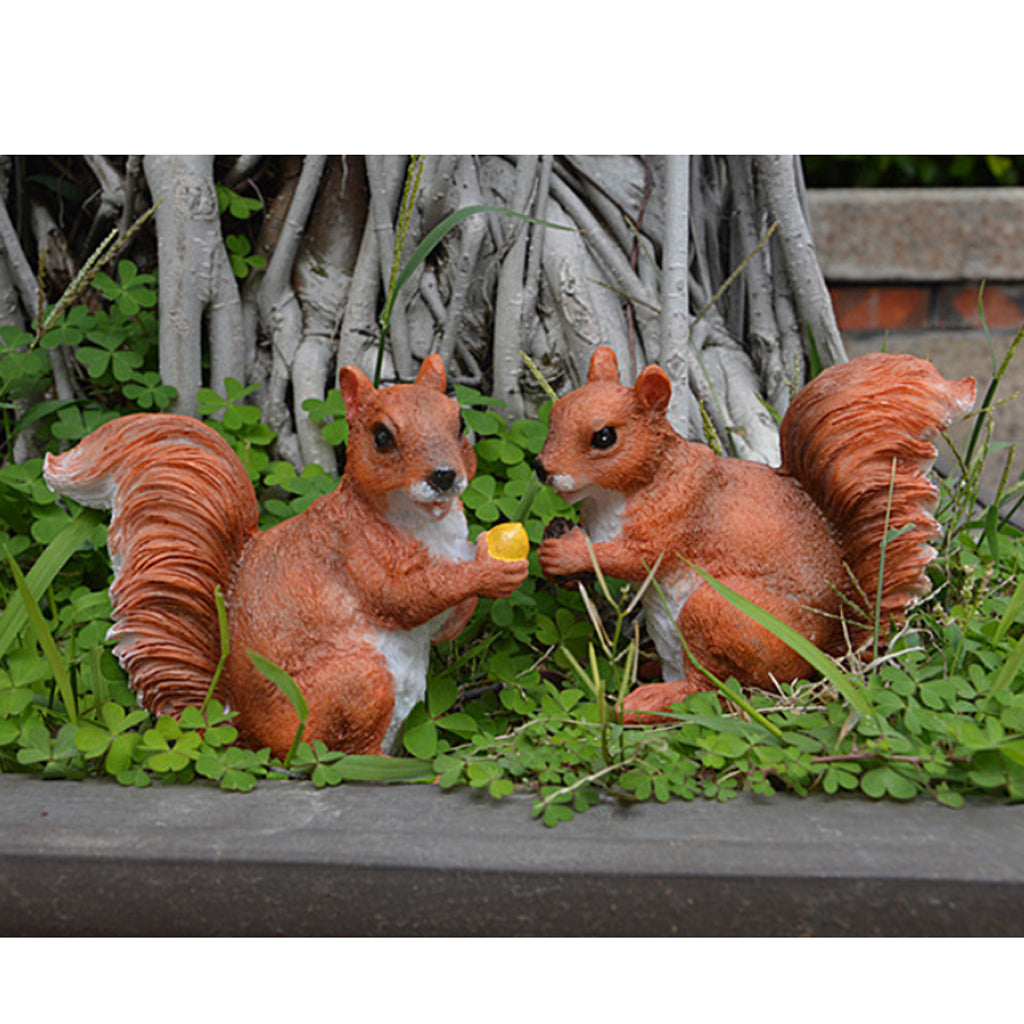 1 Pair Sculpture Statues for Home Garden Yard Lawn Decoration