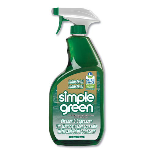 Simple Green Industrial Cleaner and Degreaser | Concentrated， 24 oz Bottle， 12