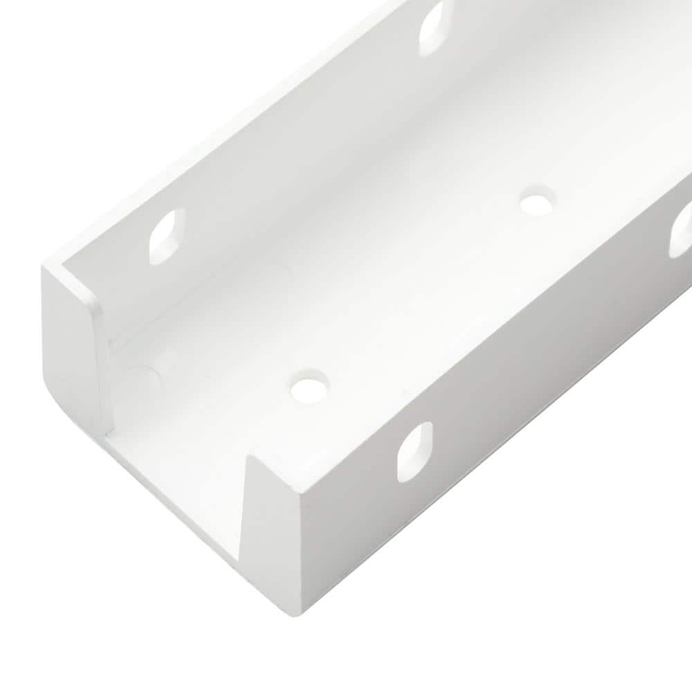 Barrette Outdoor Living Transition Bracket White for 1-3/4 in. x 5-1/2 in. Rail 73025551