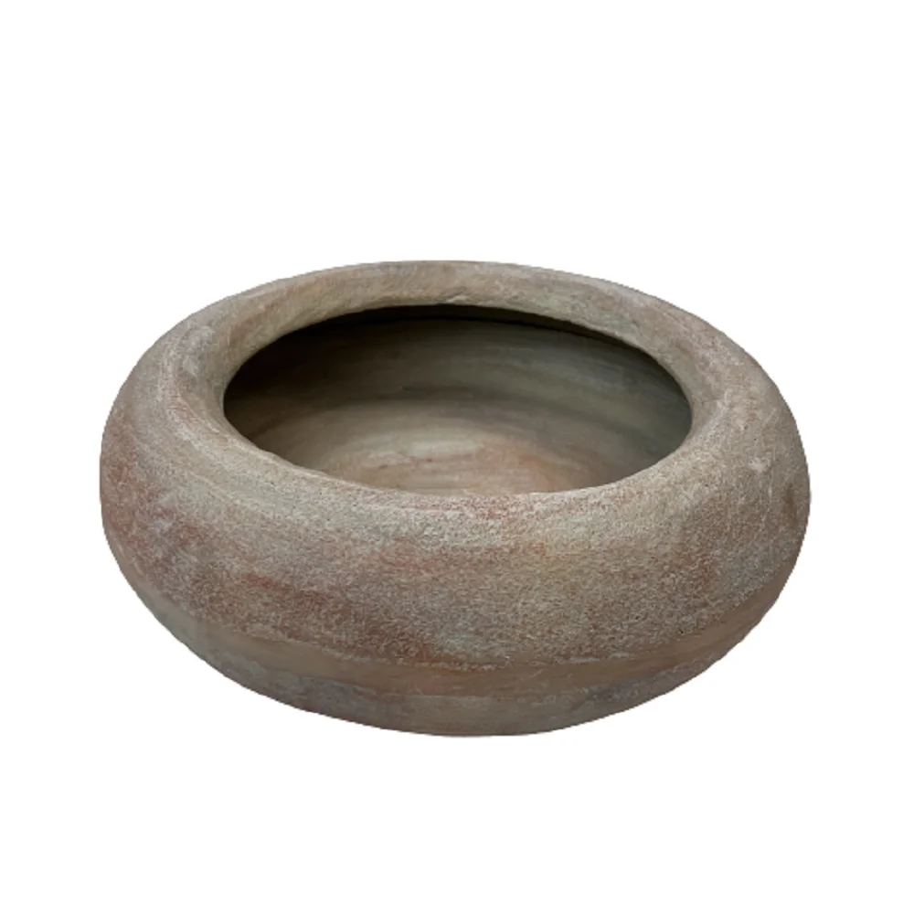 Premium Quality Handcrafted Vintage Terracotta Style Metal Donut Shaped Indoor And Outdoor Planters And Pots