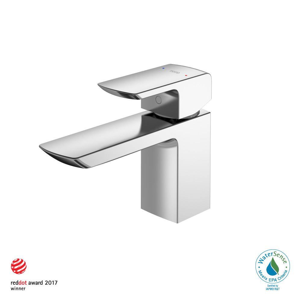 TOTO GR Single Handle Single Hole 1.2 GPM Bathroom Faucet in Polished Chrome TLG02301U#CP