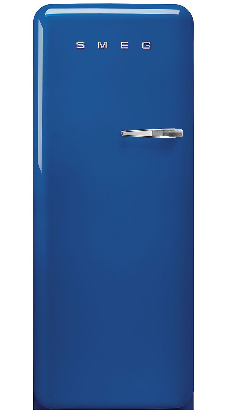 Smeg 50's Retro Style Aesthetic Blue Left-Hinge Refrigerator