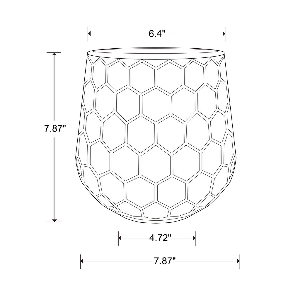 Southern Patio Honeycomb Planter  2 pack   8\