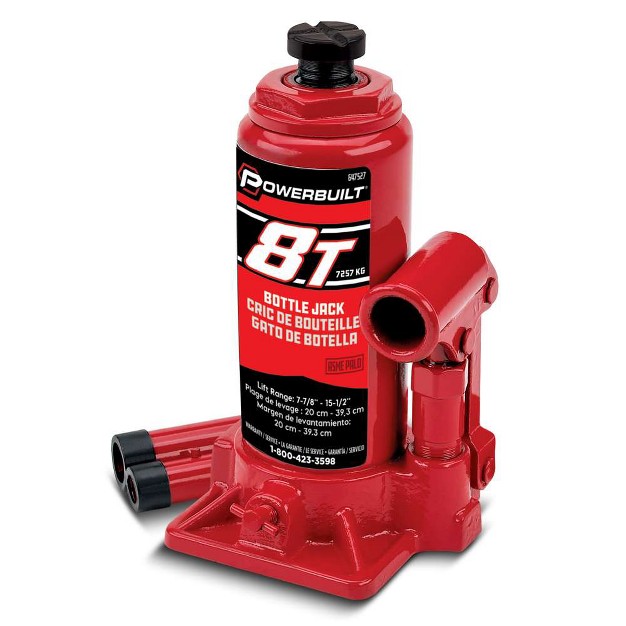 Powerbuilt 8 ton Bottle Jack