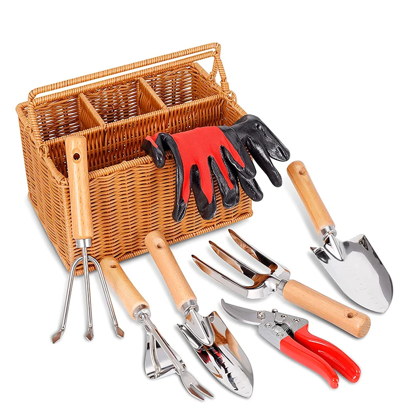 Professional stainless steel outdoor Garden Tool Set garden hand tool set