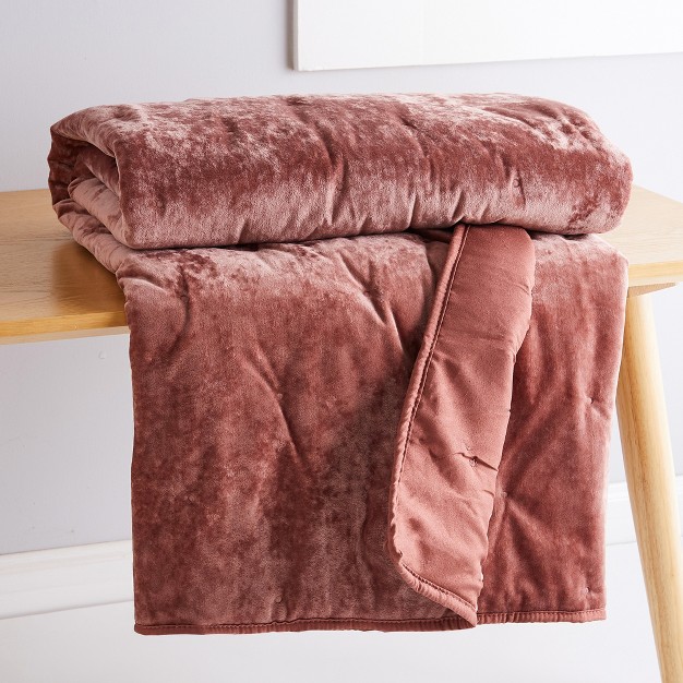 Bh Abruzzi Plum Quilted Throw Levtex Home