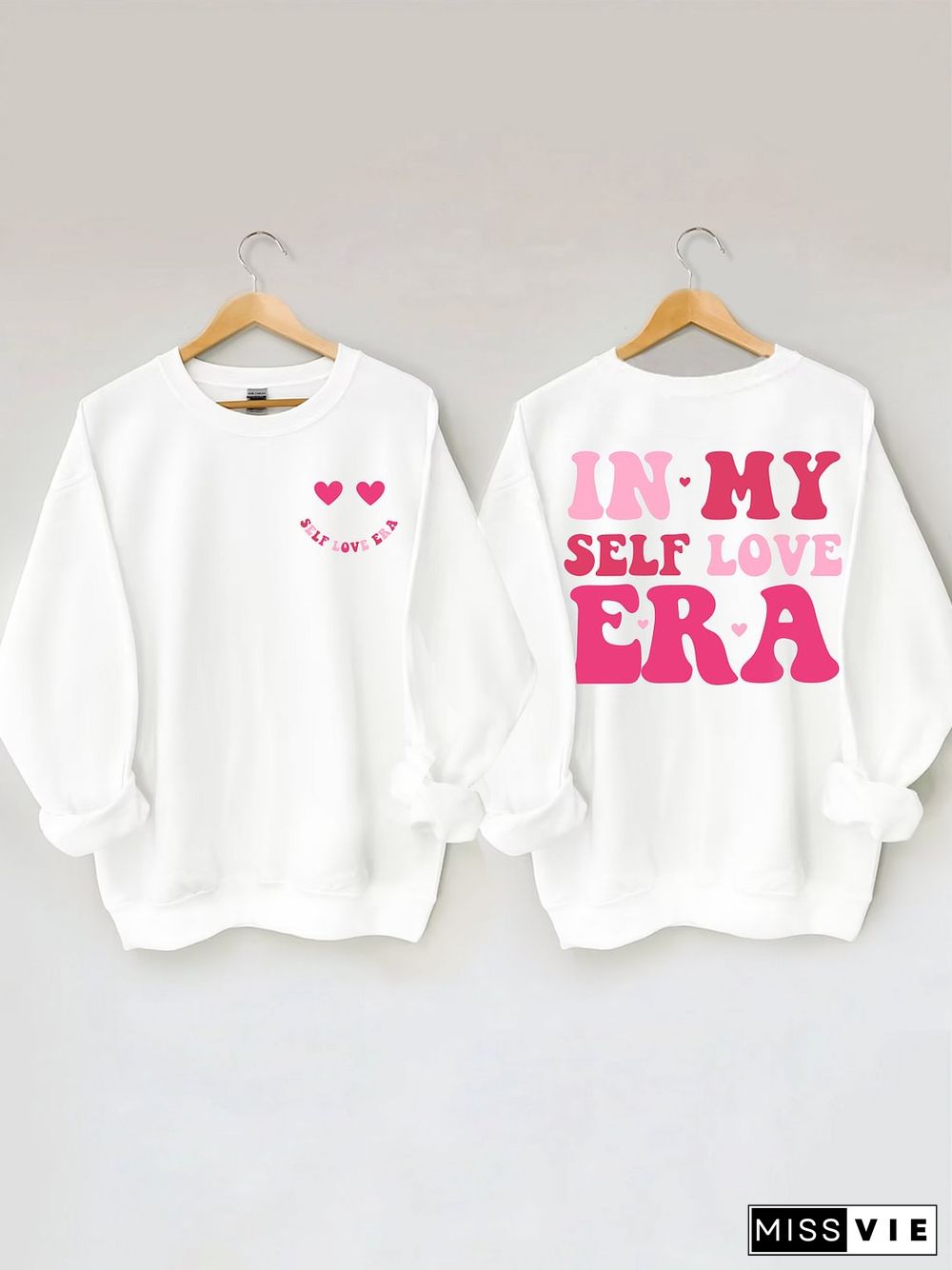 In My Self Love ERA 2-sided Printed Sweatshirt