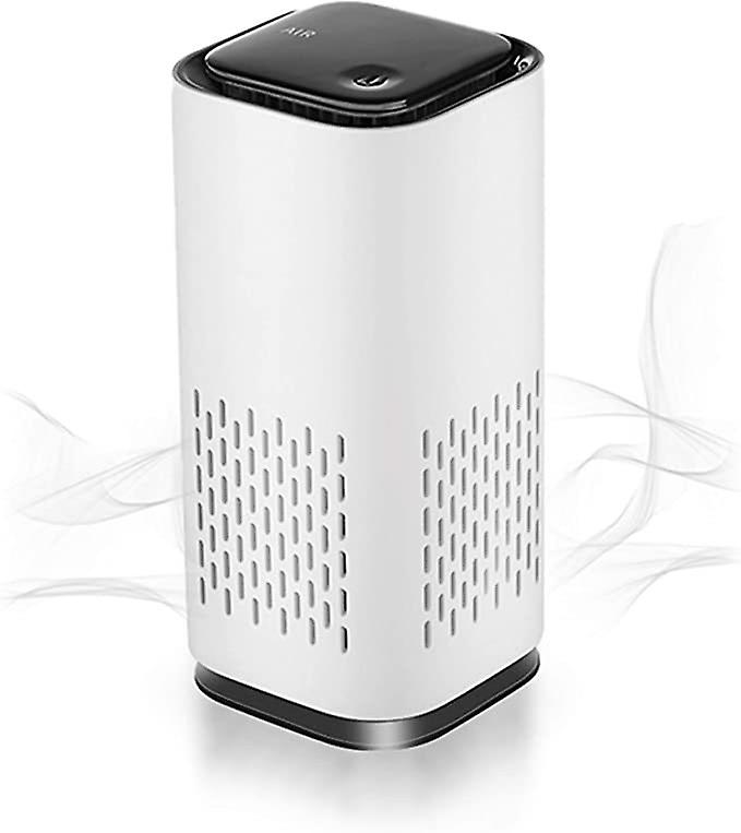 Air Purifier ultra portable ultra QuietPerfect for Travel In-Car and Desktop (White)