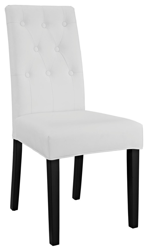 Confer Dining Faux Leather Side Chair   Transitional   Dining Chairs   by Modway  Houzz