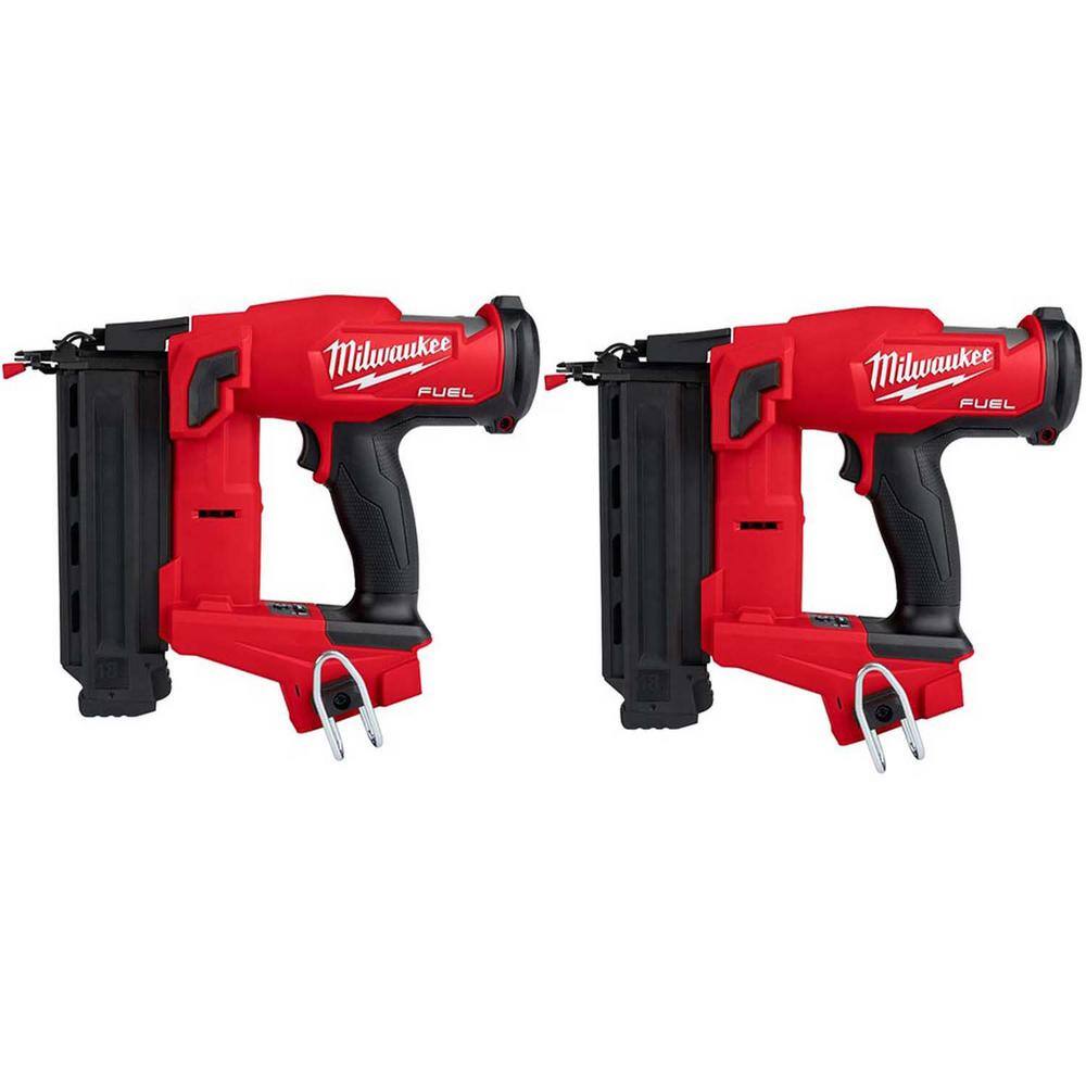 MW M18 FUEL 18-Volt Lithium-Ion Brushless Gen II 18-Gauge Cordless Brad Nailer (2-Tool) 2746-20-2746-20