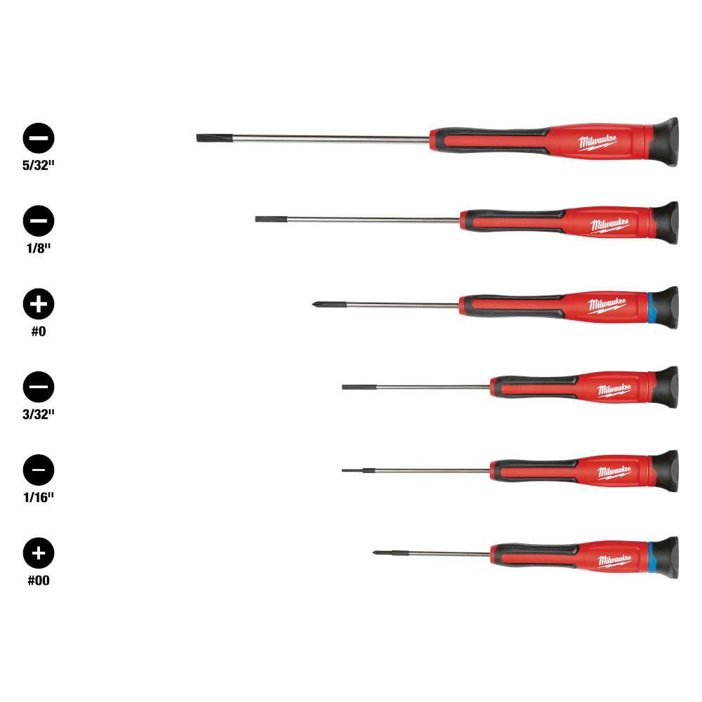 MW Precision Screwdriver Set (6-Piece) 48-22-2606