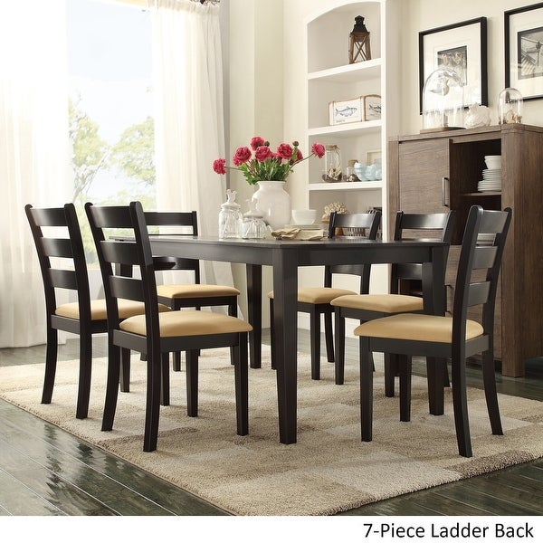 Wilmington Black Wood Dining Set by iNSPIRE Q Classic