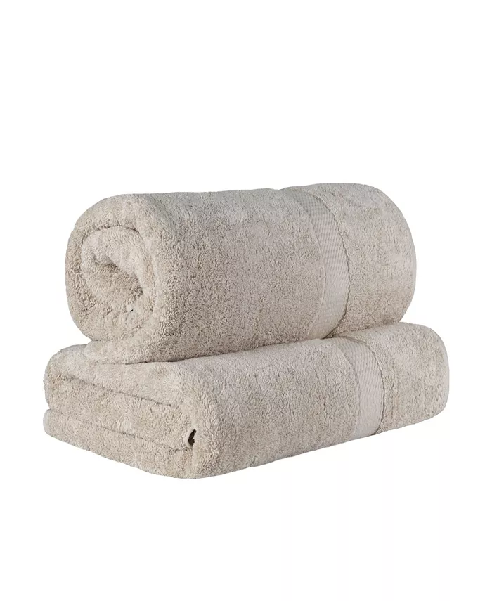 Superior Highly Absorbent Egyptian Cotton Ultra Plush Solid Bath Towel Set Collection