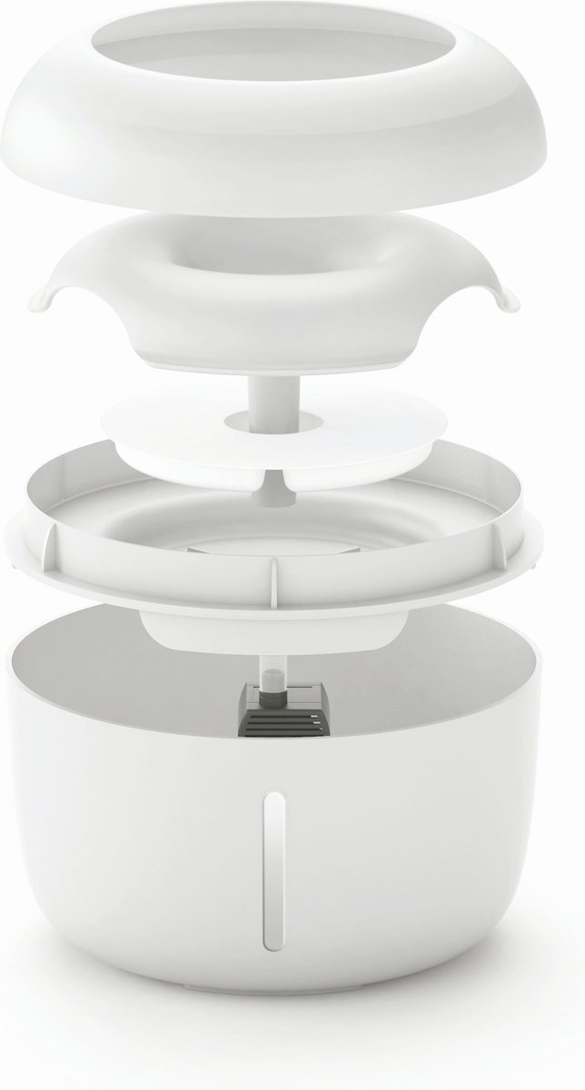 Pet Life Moda-Pure Ultra-Quiet Filtered Dog and Cat Fountain Waterer