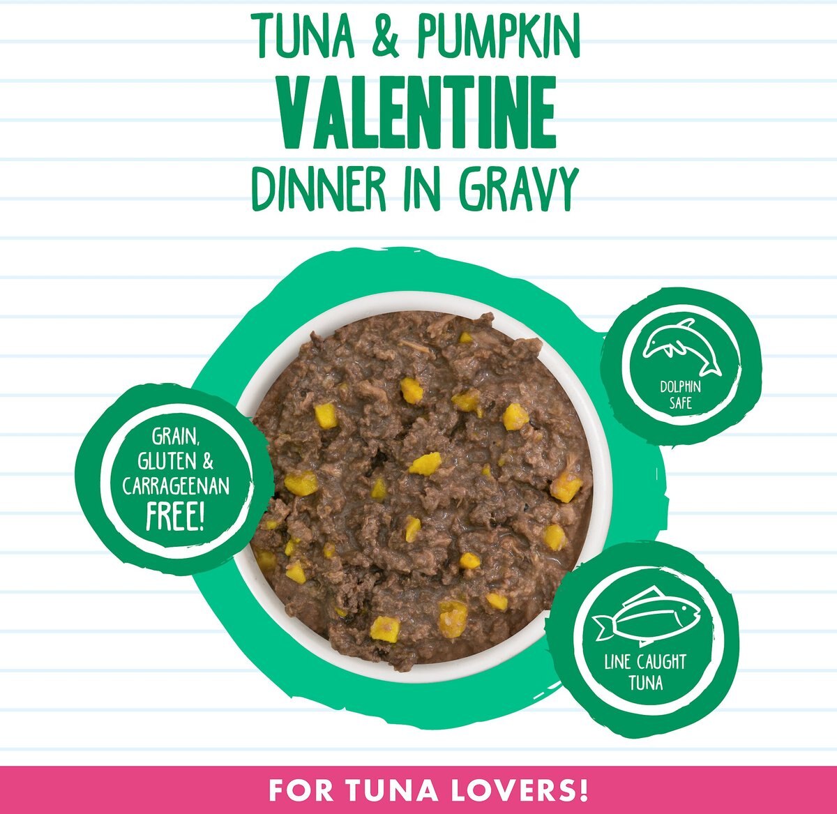 BFF Tuna and Pumpkin Valentine Dinner in Gravy Canned Cat Food