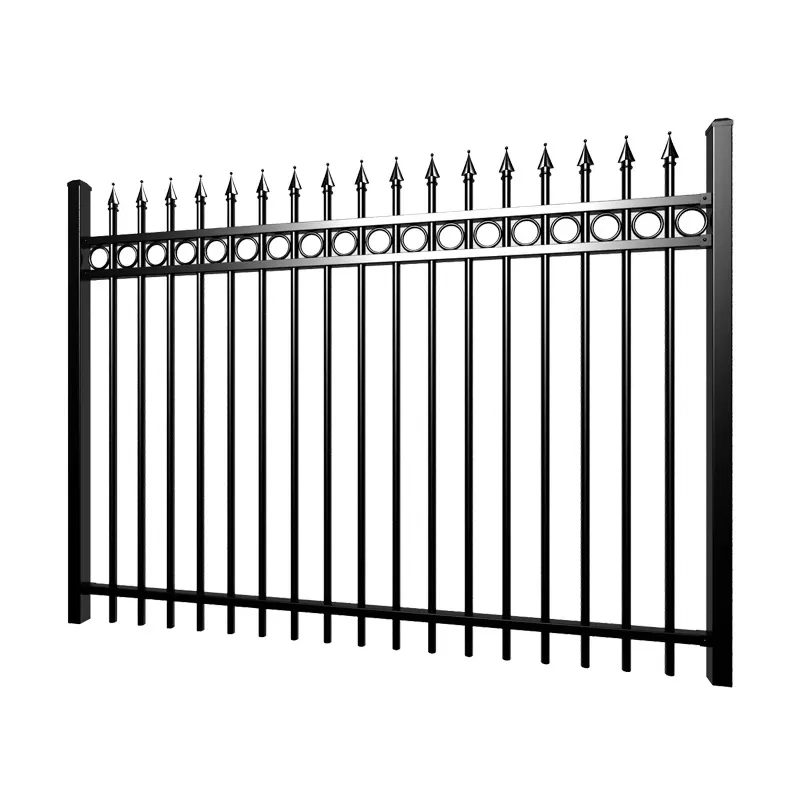 Factory Supply Material Steel Security Steel Pikcet Fence