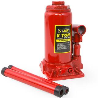 Stark 8-Ton Hydraulic Steel Bottle Jack 50003-H