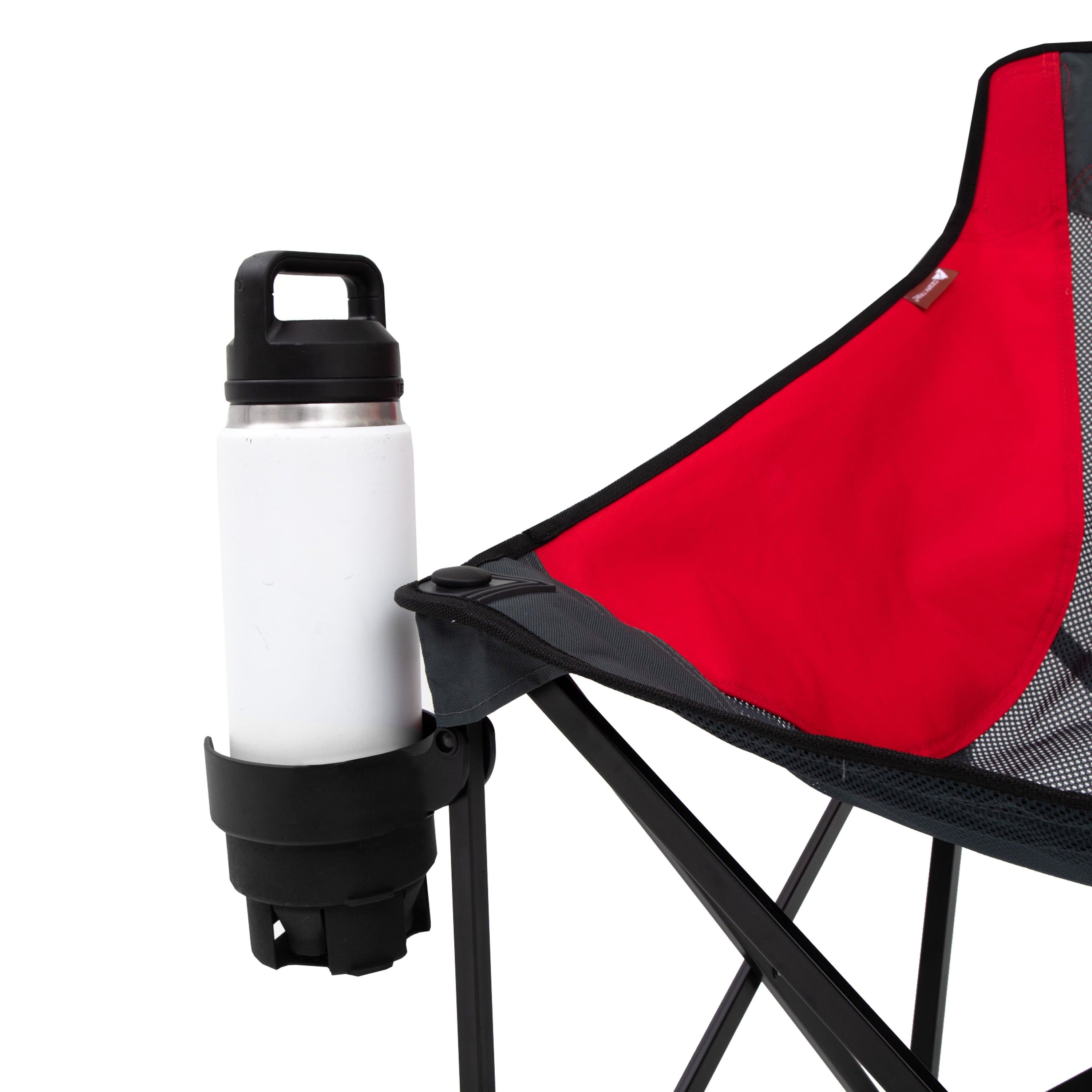 Ozark Trail Camping Chair, Red and Gray