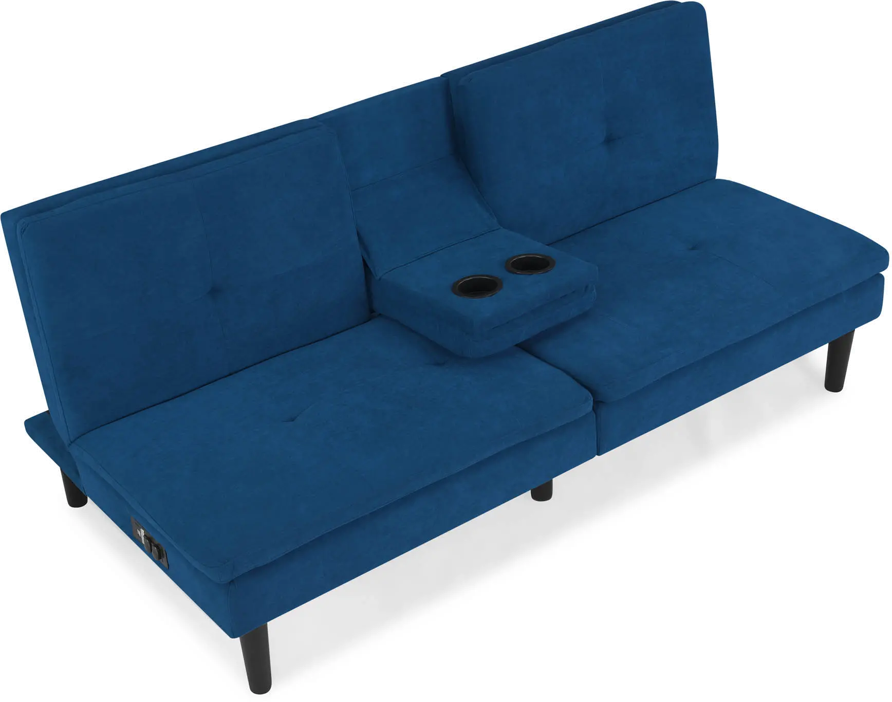 Orlando Blue Serta Convertible Sofa