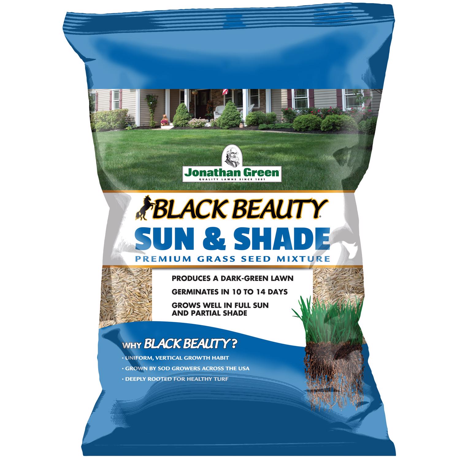 Jonathan Green Black Beauty Mixed Partial Shade/Sun Grass Seed 25 lb