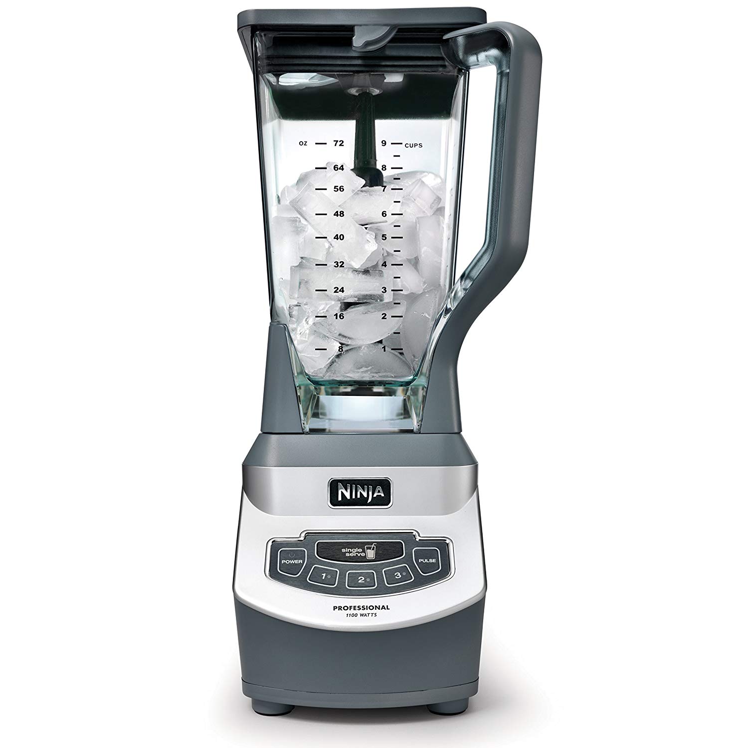 Ninja Professional BL660 Countertop Blender with 1100W Base， 72oz Pitcher and 16oz Ninja Cups