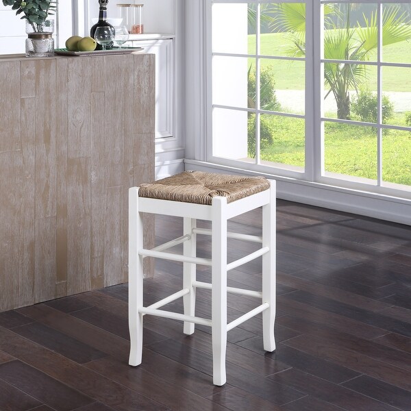 SQ Rush Backless Wood 24-inch Counter Stool