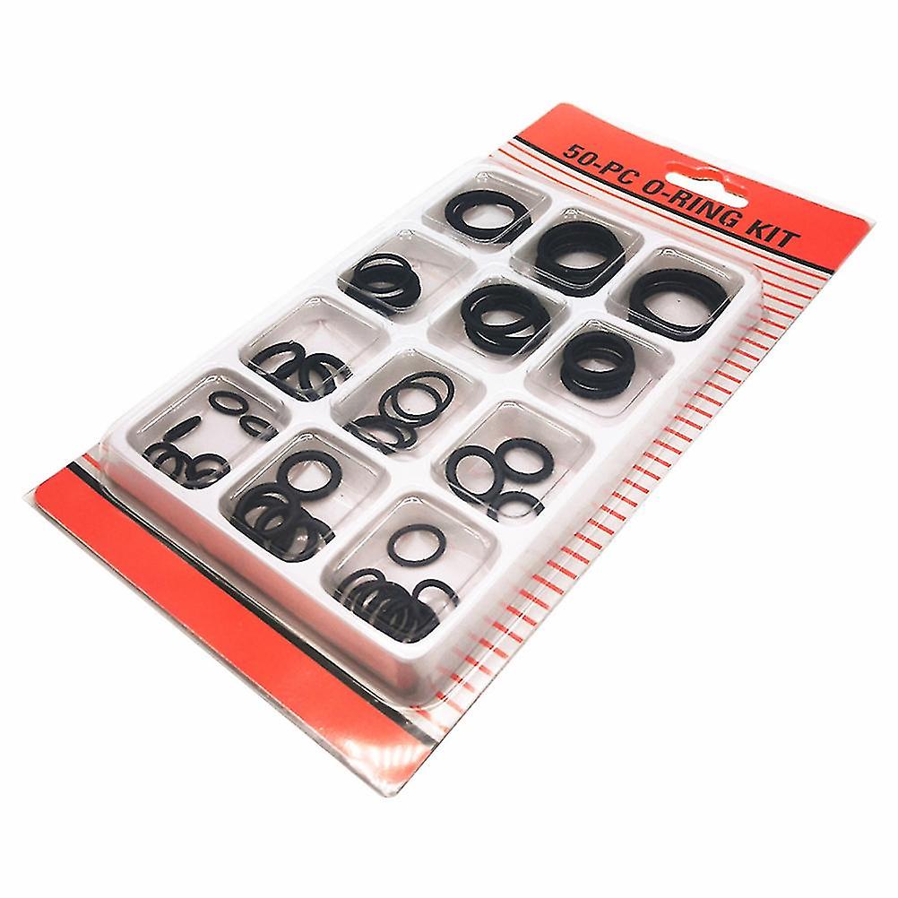 50 Pcs/Set Rubber O Ring Washer Watertightness Assortment O Rings Gasket Washer 12 Size Gaskets