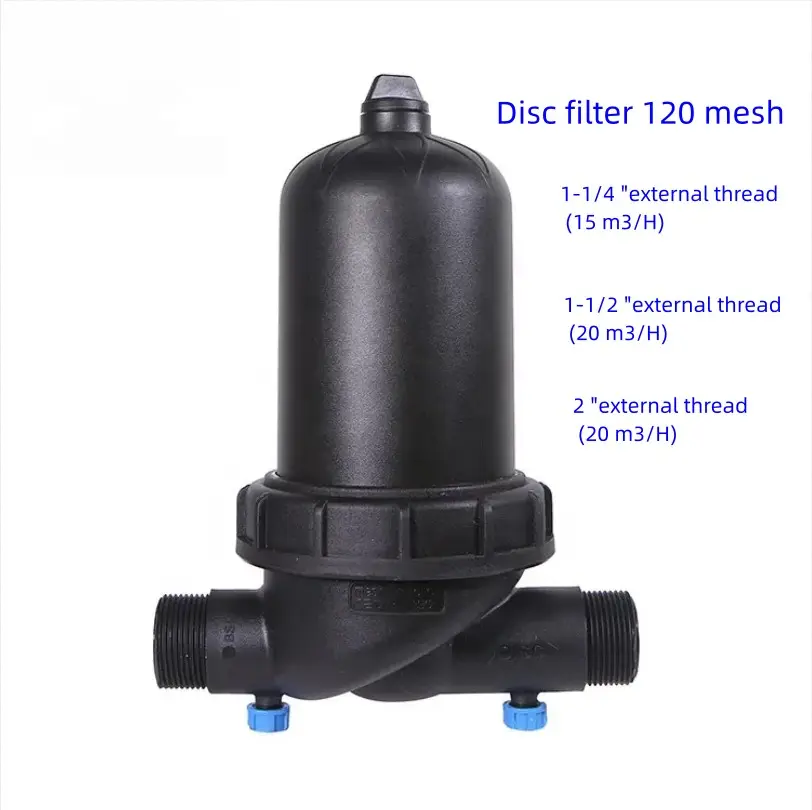 2''   1 1/4''  1 1/2''  farm irrigation filter small displacement disc filter