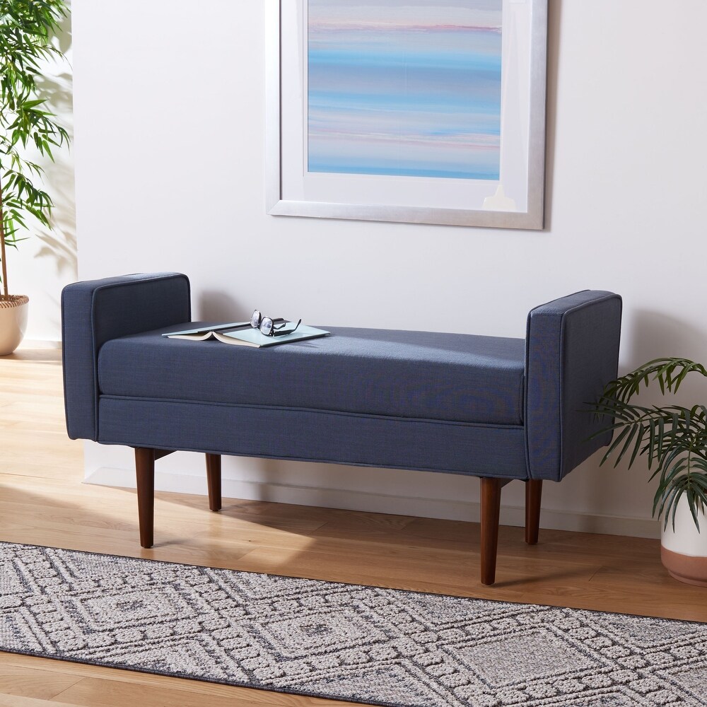 SAFAVIEH Henri Mid century Modern 25 inch Bench   49\