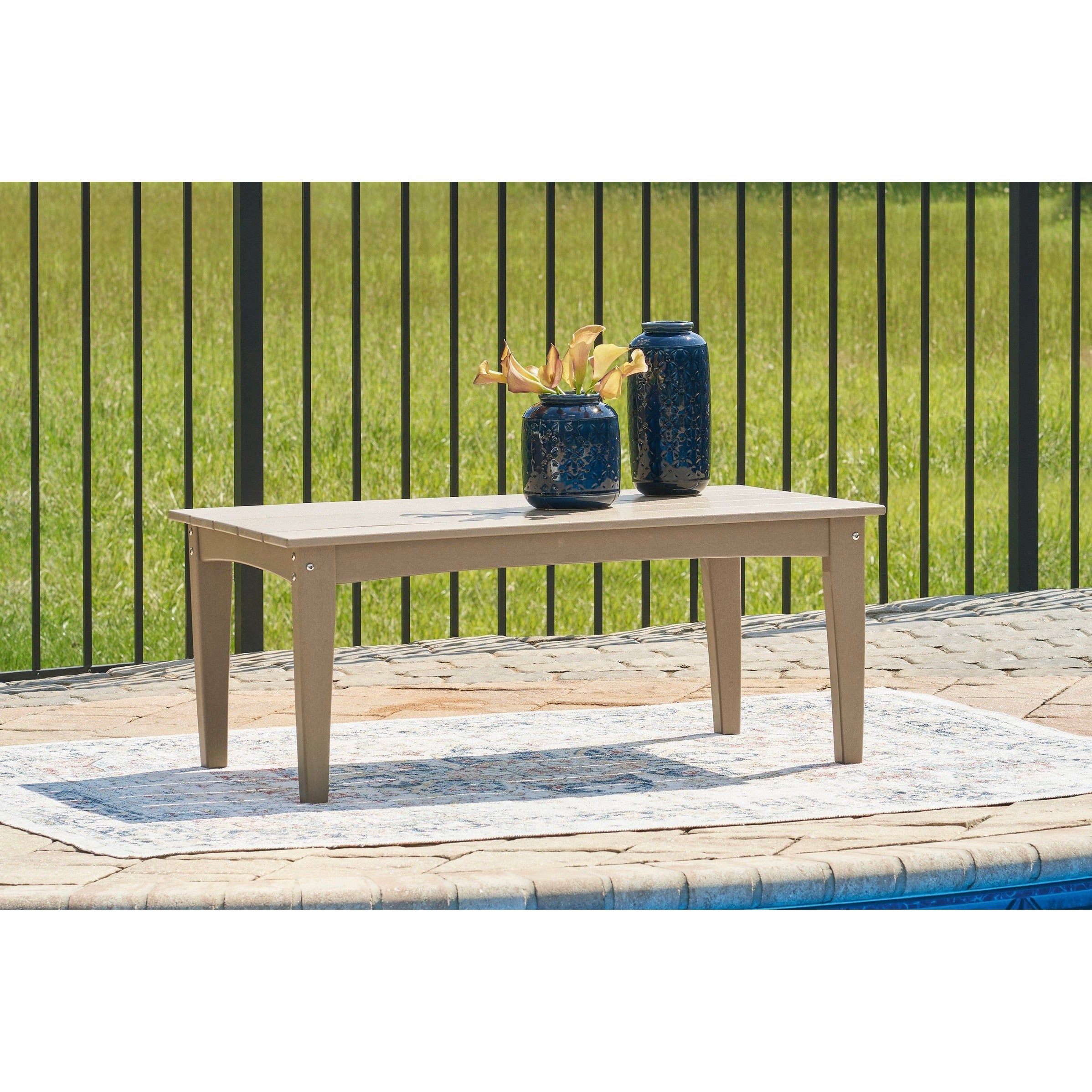 Poly Driftwood Outdoor 44 Coffee Table