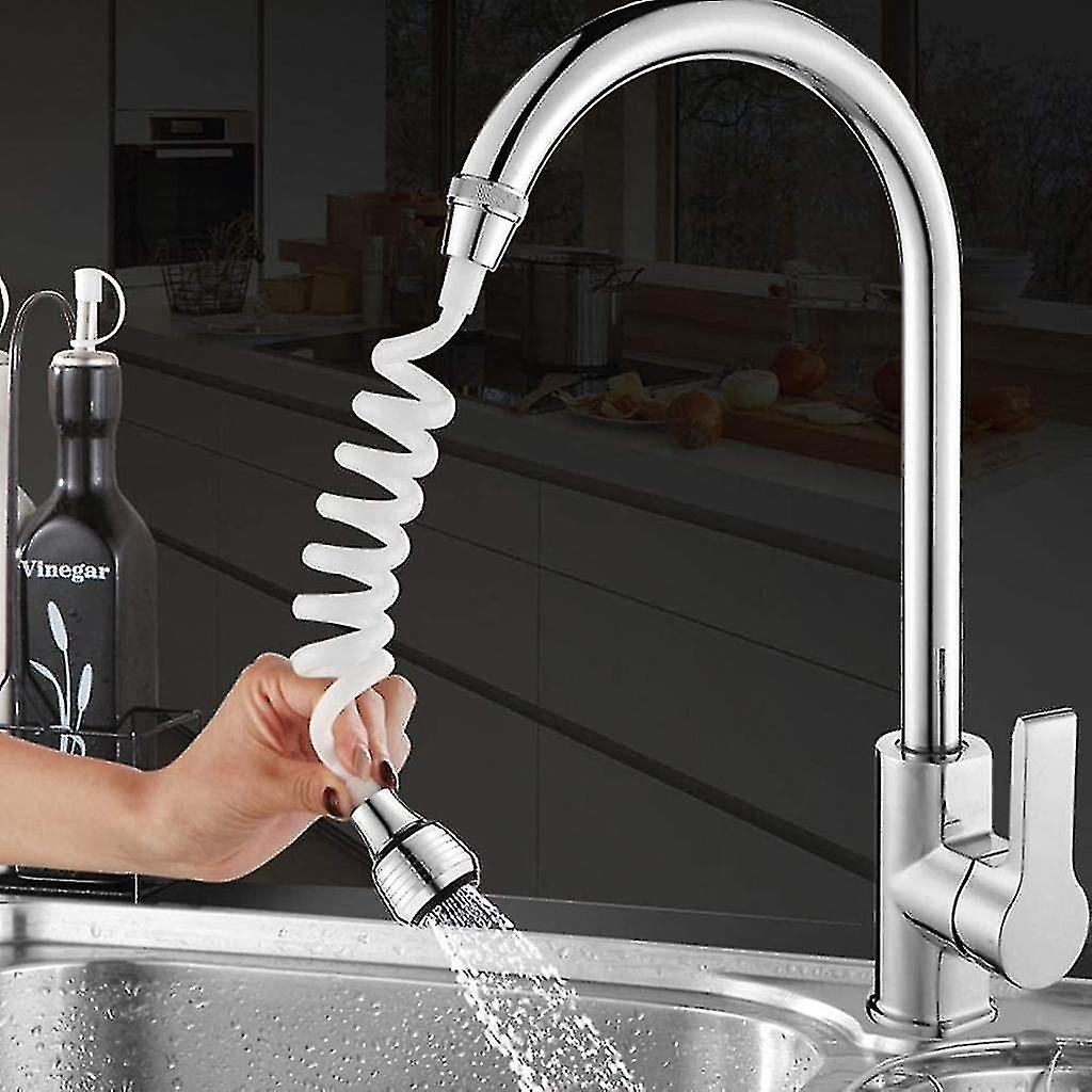 360 Rotating Faucet Spray Head， 360 Rotating Water Saver， Faucet Extension Kitchen， Water Saving Filter Jet Regulator