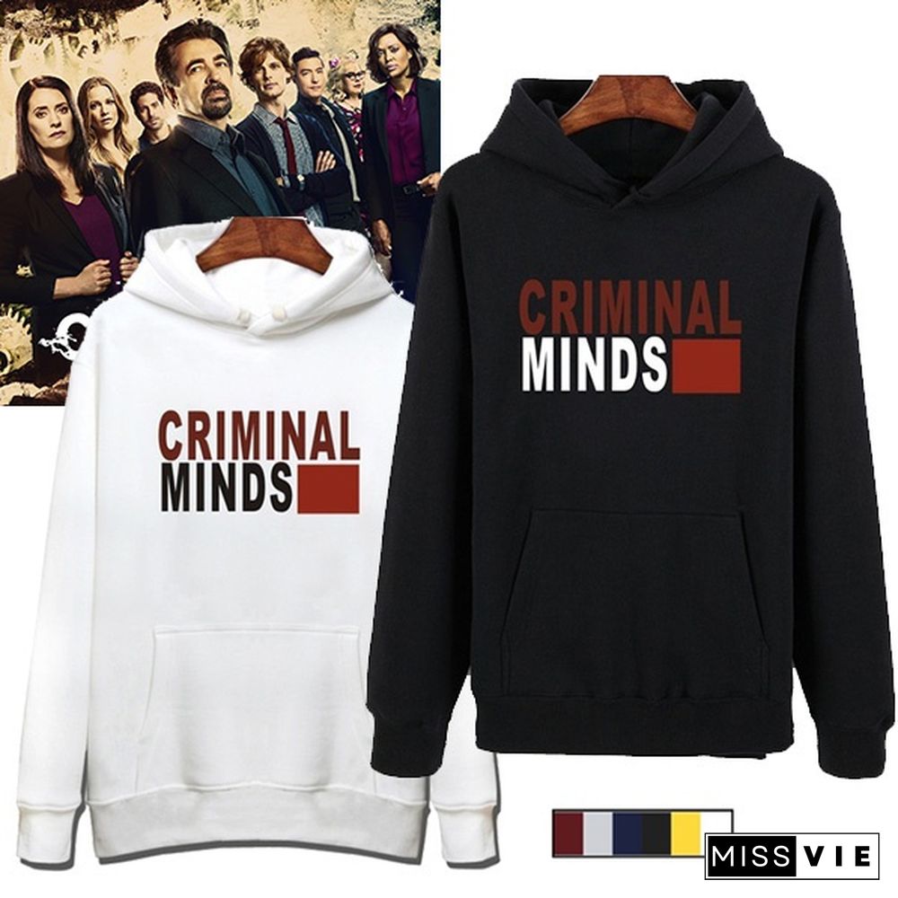 American Tv Show Criminal Minds Hoodies Men Women Casual Long Sleeve Pullover Sweatshirt Tops