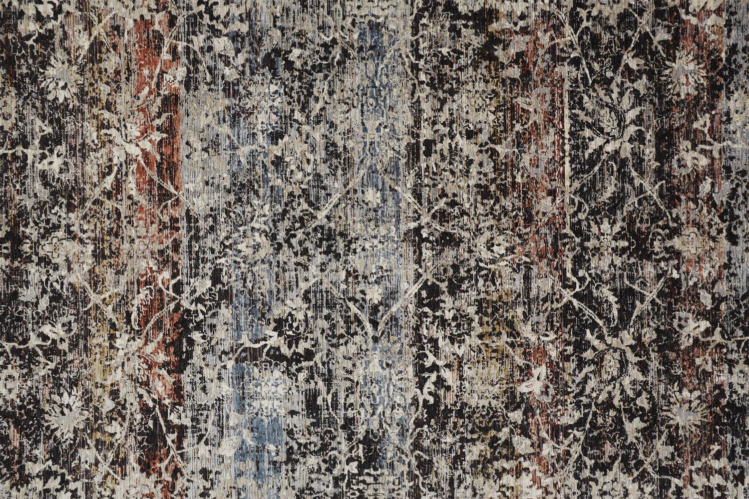 Ennis Blue and Gray Rug by BD Fine