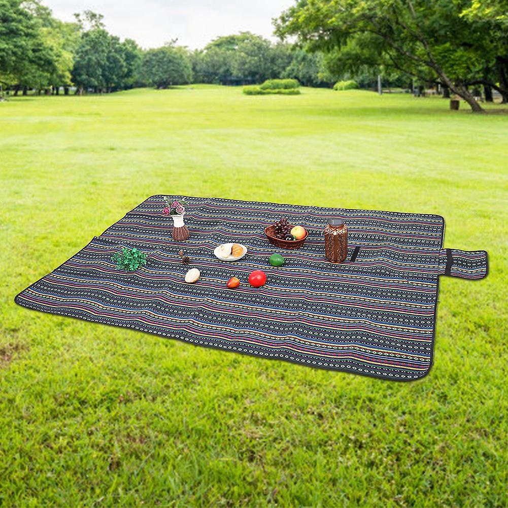 Ethnic Style Portable Outdoor Moisture-proof Picnic Blanket Camping Mat Tent Pad Accessory