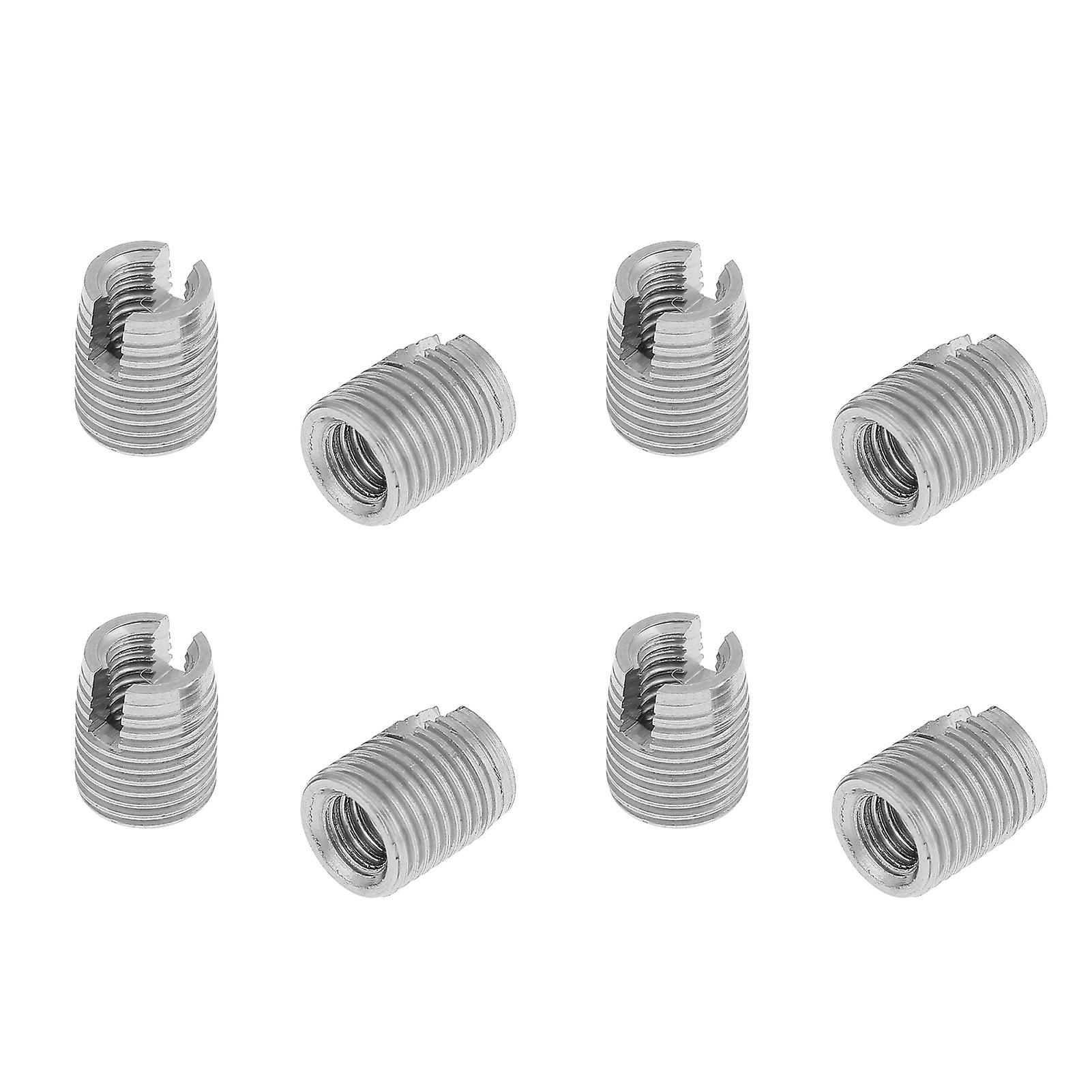 20pcs Stainless Steel SUS303 Self Tapping Slotted Screw Thread Insert M3 x 6mm