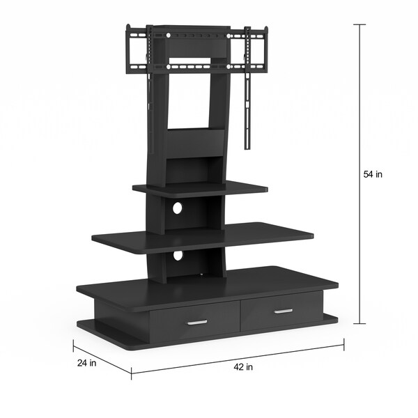 Porch and Den Bauwans 70-inch TV Stand with Mount