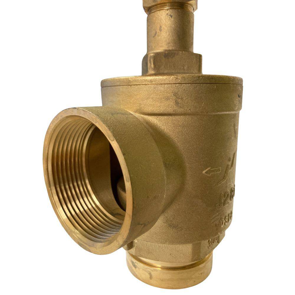 CMI inc 2-12 in. Brass Fire Hose Valve (GRV x FNPT) J281-FIP