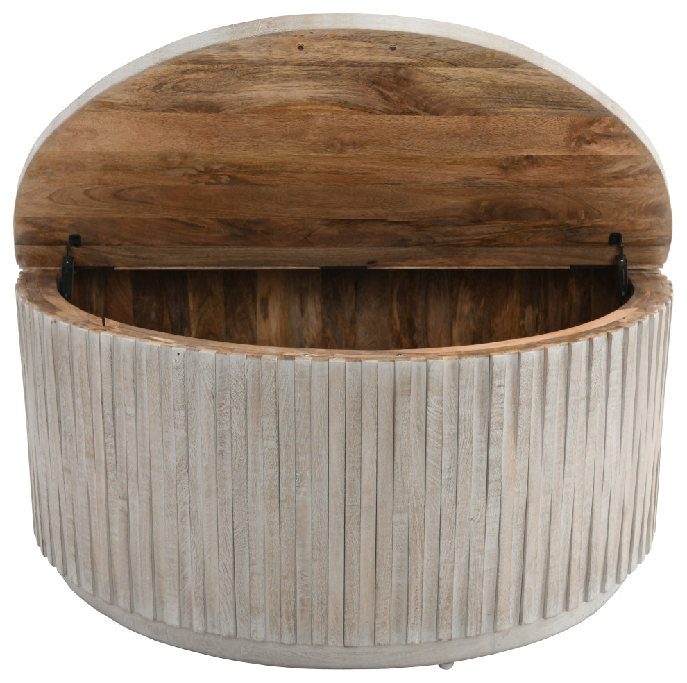 Maya Round Coffee Table By Kosas Home   Farmhouse   Coffee Tables   by Kosas  Houzz