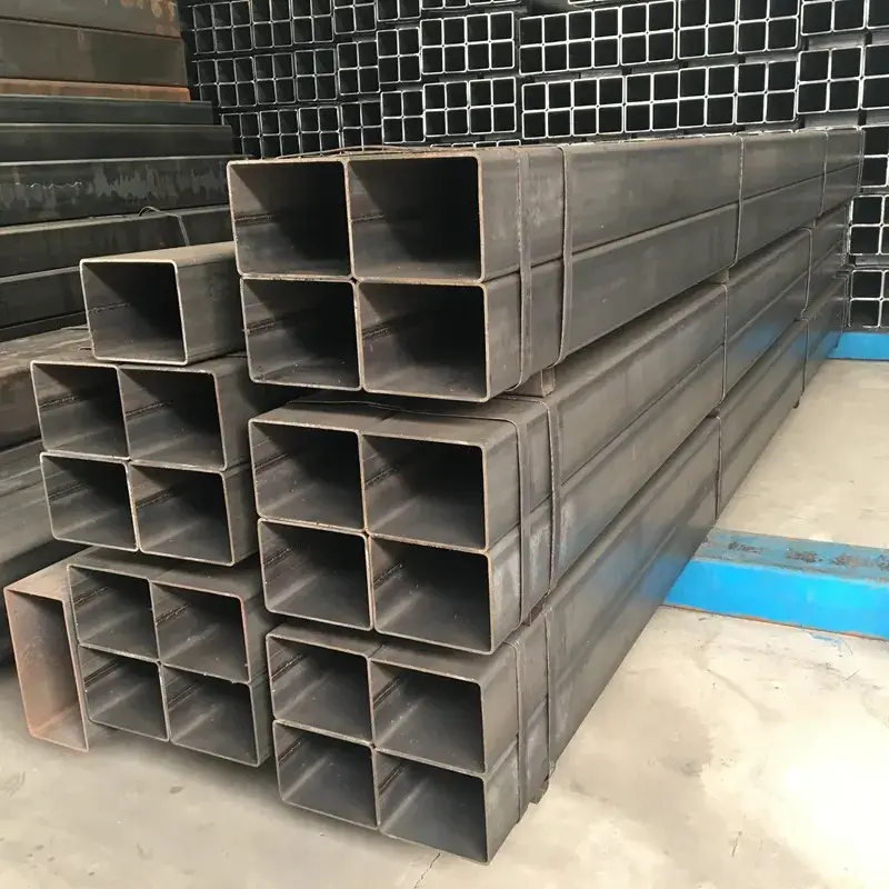 Galvanized Steel Square Tube Hollow Steel Metal Tube Pipe Factory Rectangular Pipe Customized Hot Dipped Hot Rolled Fence Post