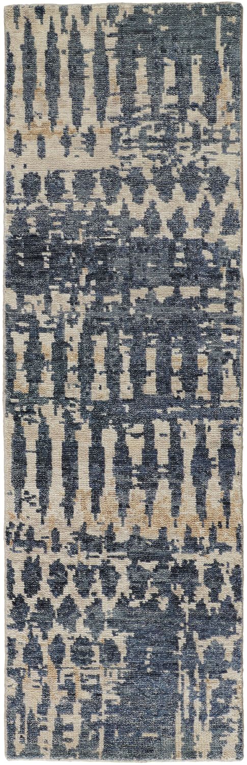 Scottsdale Blue and Beige Rug by BD Fine