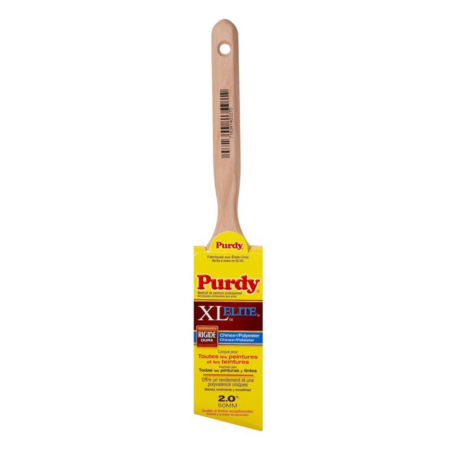 Purdy XL Elite Glide 2 in. Stiff Angle Trim Paint Brush