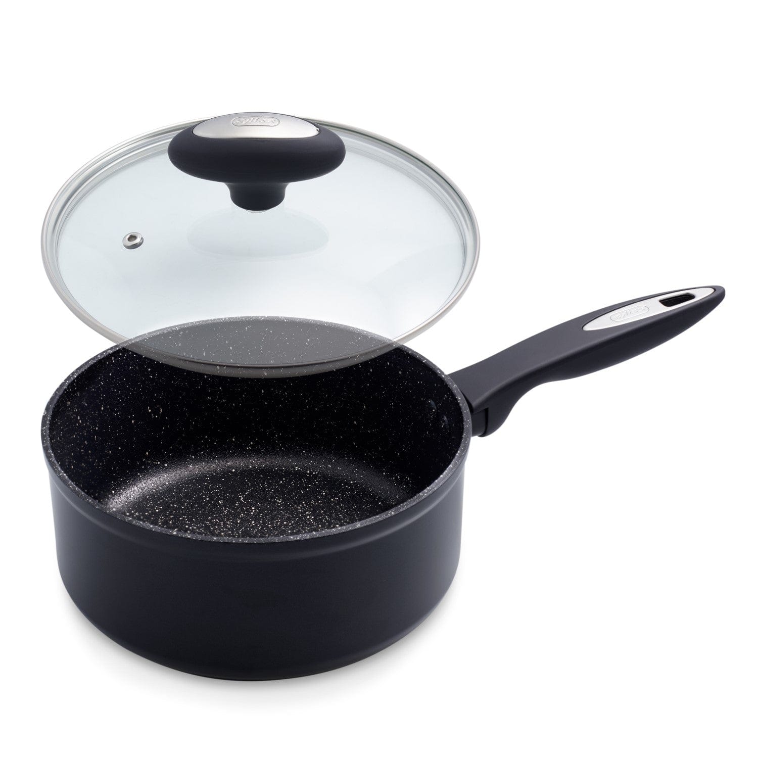 Ultimate Nonstick Saucepan with Glass Lid 2.7 Qt